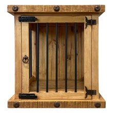 Oasis Small Dog Wood Kennel in Medium Wax