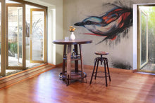 Antique Multicolor Bar Stool
