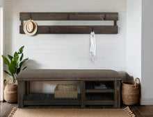 Dutton Rustic Coatrack and Bench Hall Tree