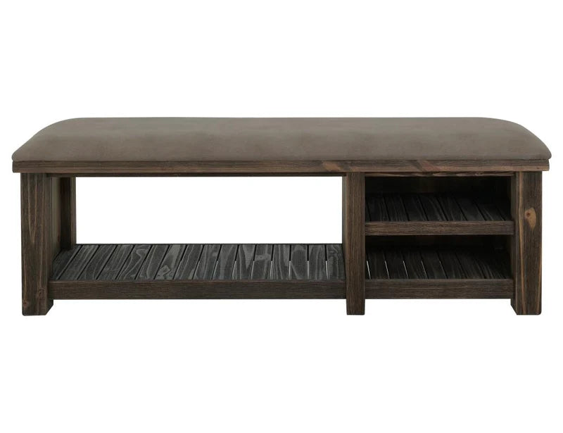 Dutton Rustic Coat Rack & Bench Set | Entryway Storage & Farmhouse ...