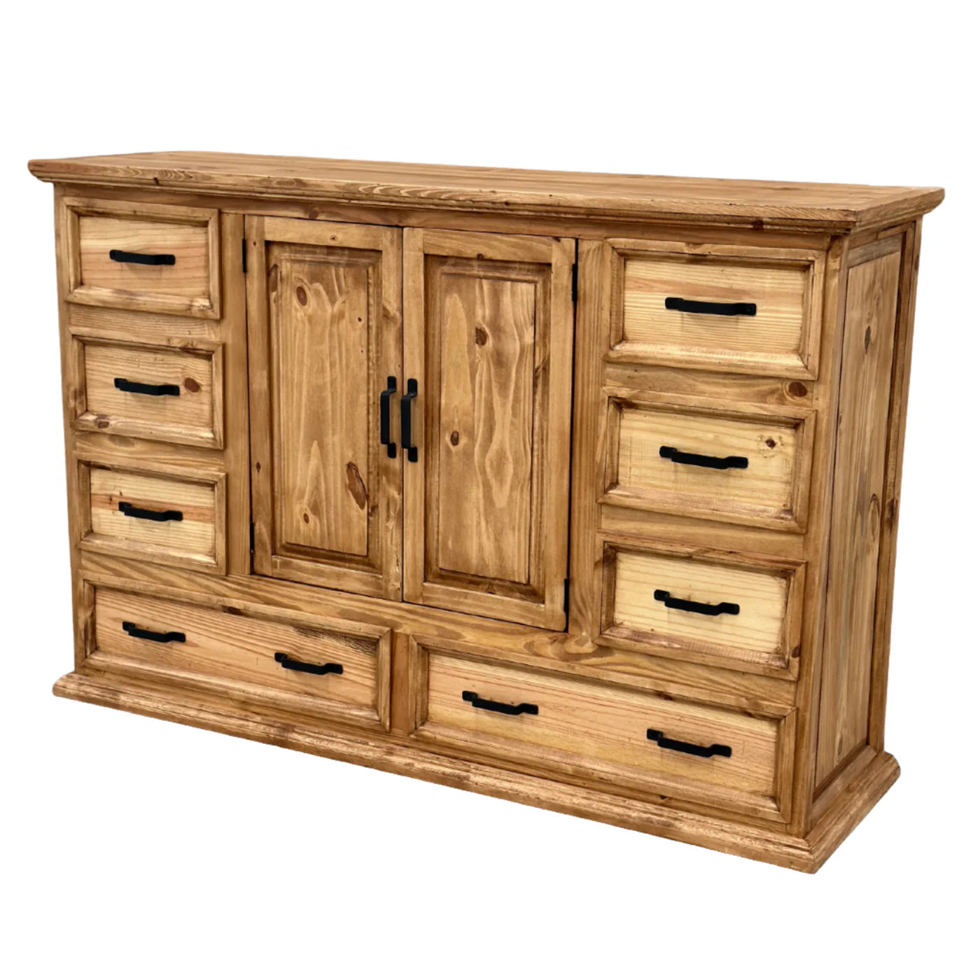 brown rustic dresser Houston Traditional Rustic Dresser